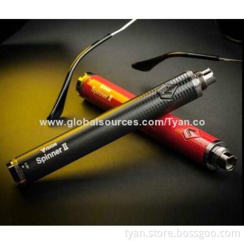 2014 100% Original Vision spinner II, 1,600mAh Variable Voltage, Rainbow Colors Batteries